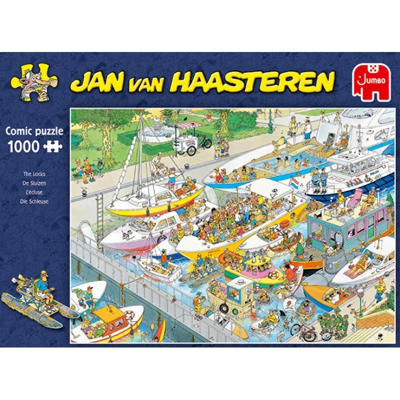 JUMBO SPIELE Jan van Haasteren The Locks 1000 gabalu puzle