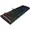 Corsair K100 RGB Gaming Keyboard, CORSAIR OPX Optical-Mechanical Switches, RGB LED, Black