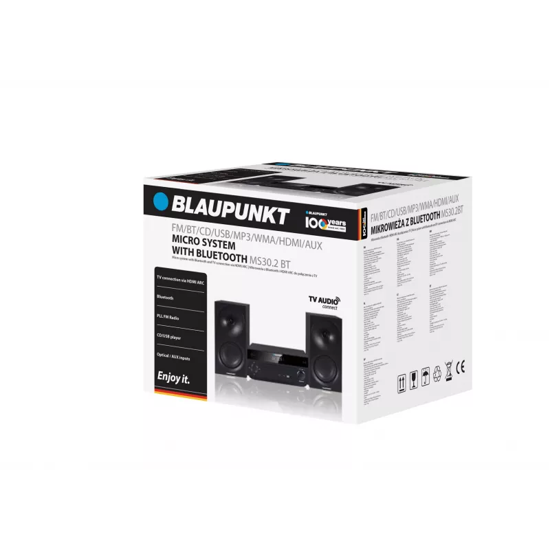 Blaupunkt MS30.2BT Bluetooth mikrofons Melns