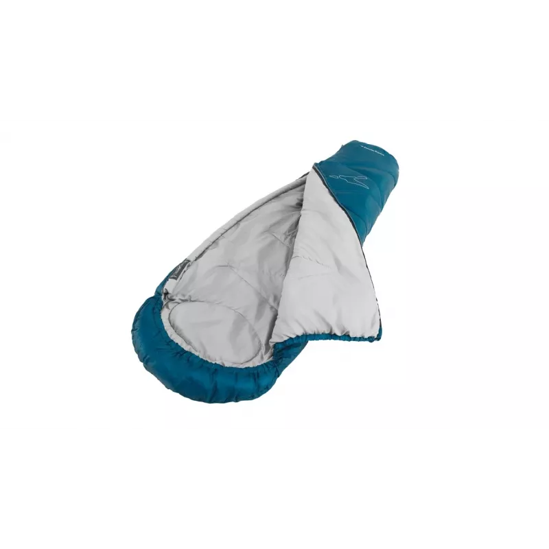 Easy Camp Starling Mummy Sleeping Bag 170x60x45 cm Blue Children's Two-Way Autolock Zipper