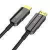 UNITEK HDMI 2.0 AOC 4K 60Hz 12m aktīvais optiskais kabelis - Melns