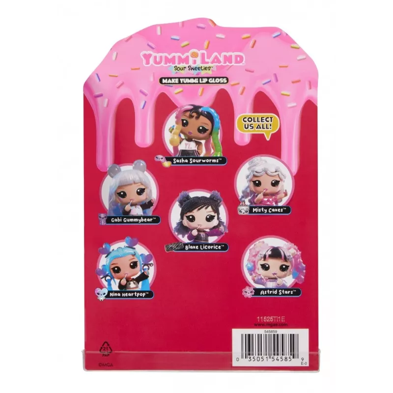 MGA ENTERTAINMENT Yummiland lelle ar lūpu spīdumu Sour Sweeties – Astrid Stars
