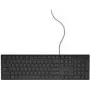 Dell KB216 vadu USB tastatūra - dāņu QWERTY izkārtojums - melna
