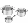 Tefal Duetto+ G719S674 6-daļīgs nerūsējošā tērauda trauku komplekts