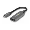 StarTech.com USB-C uz HDMI adaptera kabelis - 24-pin USB-C vīrišķais uz HDMI vīrišķo - 2 m (6.5 pēdas) - 4K 60Hz - Melns