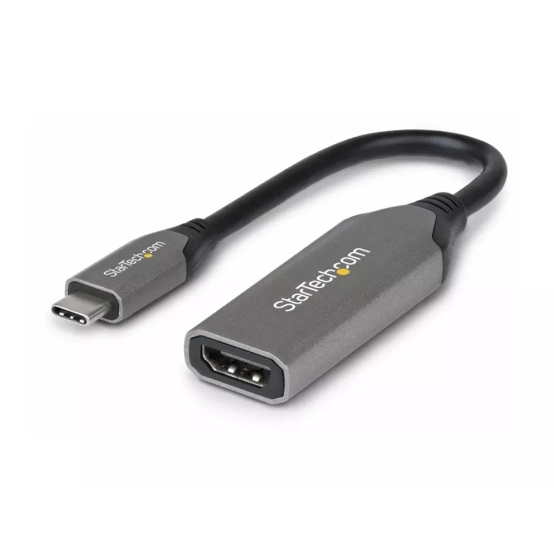 StarTech.com USB-C uz HDMI adaptera kabelis - 24-pin USB-C vīrišķais uz HDMI vīrišķo - 2 m (6.5 pēdas) - 4K 60Hz - Melns