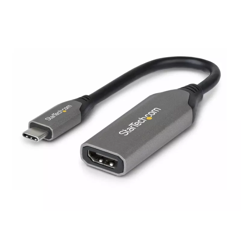 StarTech.com USB-C uz HDMI adaptera kabelis - 24-pin USB-C vīrišķais uz HDMI vīrišķo - 2 m (6.5 pēdas) - 4K 60Hz - Melns