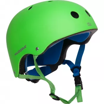 HUDORA Skater ķivere Zaļa 51-55 cm ar LED gaismu