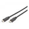 DIGITUS DisplayPort kabelis ar pastiprinātāju 4K 60Hz UHD DP/DP M/M Melns 20m