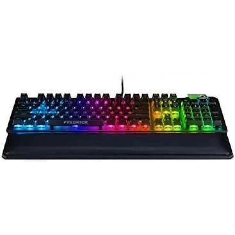 Acer Predator Aethon 700 RGB mehāniskā spēļu tastatūra, vadu, ASV izkārtojums, melna
