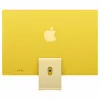 Apple iMac 23.5 inch 4.5K Retina displejs M4 mikroshēma 8 kodolu CPU 8 kodolu GPU 16 kodolu neironu dzinējs 16GB RAM 256GB SSD Standarta stikls Dzeltens Vācu tastatūra