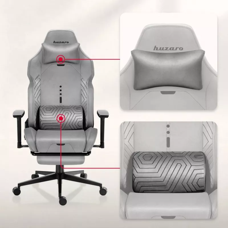Huzaro Force 8.1 Grey Gaming Chair