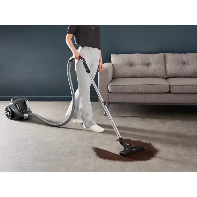 Tefal Compact Power XXL TW4B36 Bezputekļu cilindra putekļsūcējs 900W 2.5L 75dB Melns/Zils