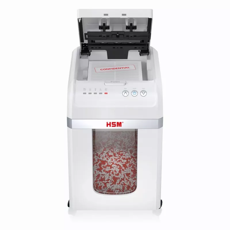 HSM Autofeed X200 Paper Shredder with Automatic Feeder, 30 L, P-4, 4 x 12 mm