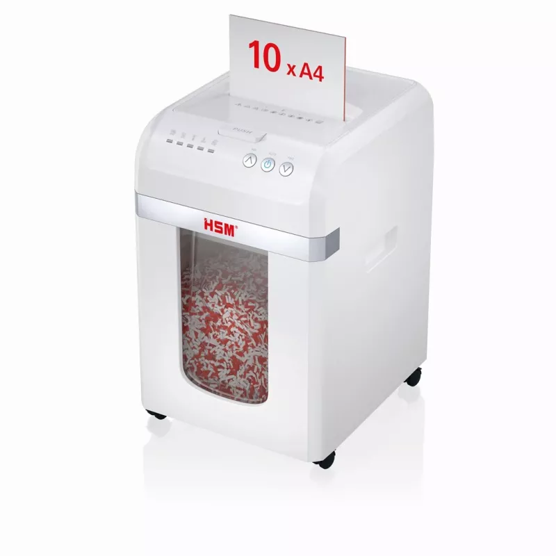 HSM Autofeed X200 Paper Shredder with Automatic Feeder, 30 L, P-4, 4 x 12 mm