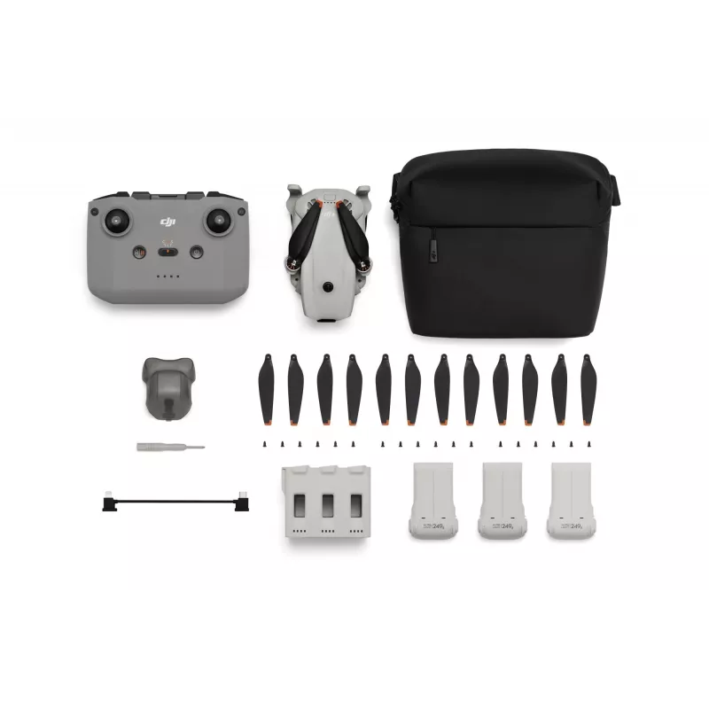DJI Lito 1 Fly More Combo (DJI RC-N3) Drone ar 4K kameru, pelēks