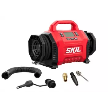 Skil 3153 CA 20 V Bezvadu Kompresors (Instrumenta Korpuss, Bez Akumulatora) - 5 L Tvertne, 8 bar Maksimālais Spiediens