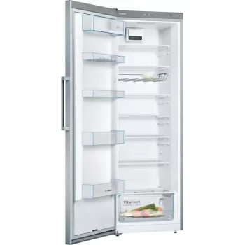 Bosch KSV33VLEP Brīvi stāvošs dzesētājs ar VitaFresh, 324L, Sudraba