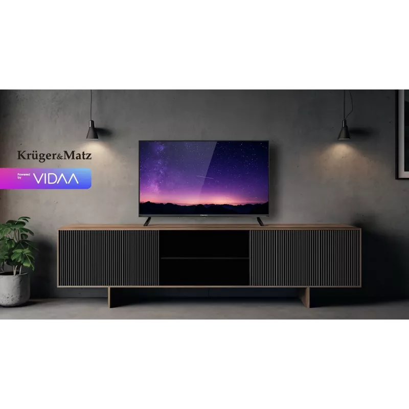 KRUGER & MATZ KM0240FHD-V3 101.6 cm (40 inch) FHD Smart TV Wi-Fi Melns