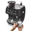 Smeg EGF03BLMEU Espresso kafijas automāts ar dzirnaviņām, 1650 W, melns