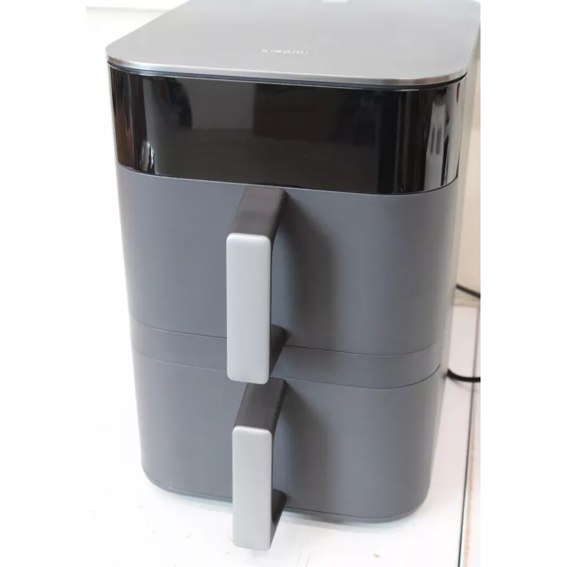 Xiaomi Dual Zone Air Fryer 12L EU - Smart Double Stack Air Fryer 12L, 2800 W, Melns (Neiepakots, Skrāpēta prece)