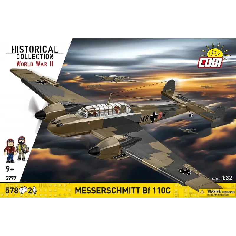 COBI KLOCKI Bloki Messerschmitt BF 110C 578 gabali