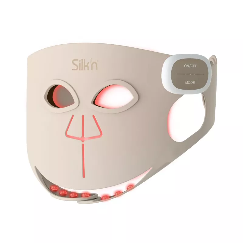 Silk'n LED Face Mask Pro FLMP1PE1001 - Pretnovecošanās un pūtīšu LED gaismas terapijas maska