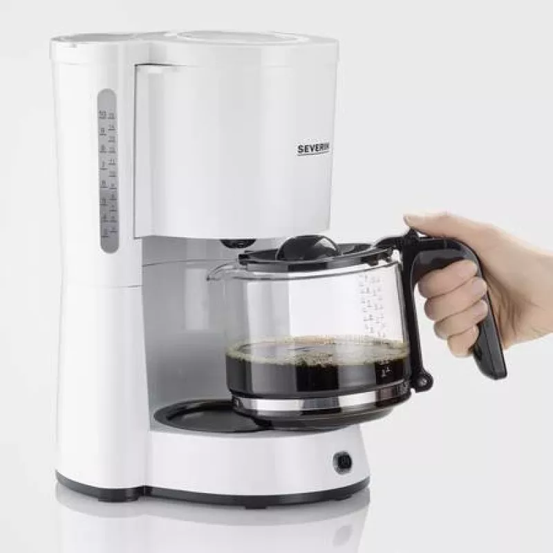 SEVERIN KA 4816 Filtera kafijas automāts 10 tases 1.25L 1000W Balts
