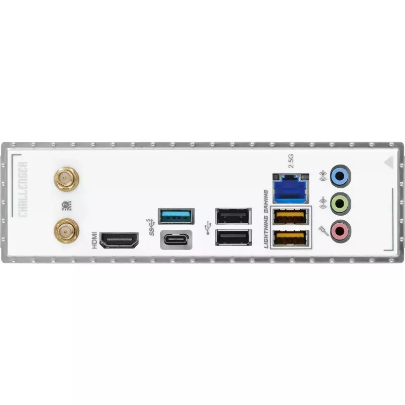 ASRock B860M Challenger WiFi White LGA1851 Micro-ATX DDR5 mātesplate