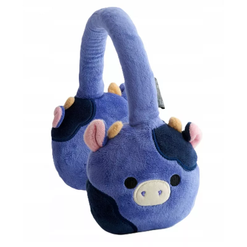 LAZERBUILT Squishmallows Bluetooth austiņas bērniem, uz auss, Ingred the Cow, HMSQM-BT-INGRED