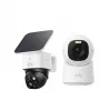 eufy SoloCam S340 + Indoor Cam E30 Novērošanas kameru komplekts 3K/4K Saules PTZ