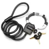 Master Lock Street Cuff Atslēgas Kabeļslēdzene - Melna - 1000 mm - 8 mm