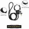 Master Lock Street Cuff Atslēgas Kabeļslēdzene - Melna - 1000 mm - 8 mm