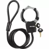 Master Lock Street Cuff Atslēgas Kabeļslēdzene - Melna - 1000 mm - 8 mm