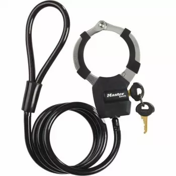 Master Lock Street Cuff Atslēgas Kabeļslēdzene - Melna - 1000 mm - 8 mm