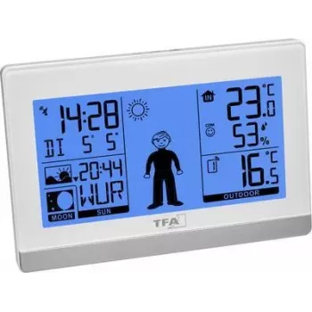 TFA Weather Boy bezvadu digitālā laika stacija, balta (35.010833)