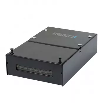 SYNERGY21 Keystone moduļu nesēja sadales panelis 4x TP modulim, virsmas montāžai, metāla salokāma kārba (konsolidācijas punkta kārba), melna