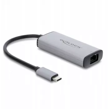 Delock USB Type-C tīkla adapteris 10 Gigabit LAN 1 x RJ45
