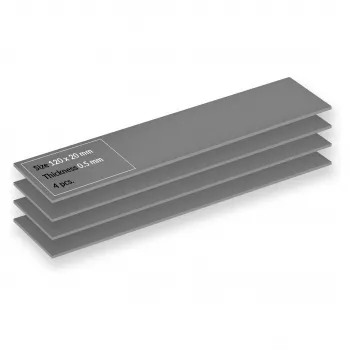 ARCTIC TP-4 Thermopalikums 4 iepakojums 120x20x0.5mm Pelēks