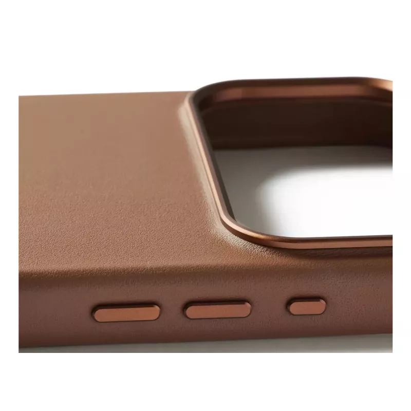 Mujjo Ādas Maciņš iPhone 17 Pro Max ar MagSafe (Tans)