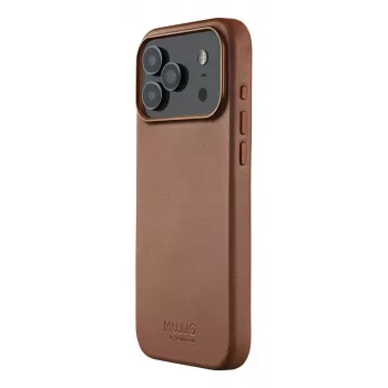 Mujjo Ādas Maciņš iPhone 17 Pro Max ar MagSafe (Tans)