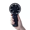 N'OVEEN F120 pārnēsājams rokas un galda ventilators ar uzlādējamu akumulatoru, USB, 1200 mAh, 3 ātrumi, balts
