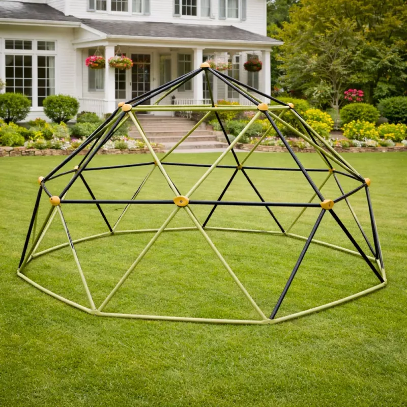 LEAN TOYS Kāpšanas kupols bērnu dārza rotaļlaukumam 300x143 cm 10FT