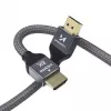 Wozinsky HDMI 2.1 kabelis 8K 60Hz 48Gbps / 4K 120Hz / 2K 144Hz 2m Sudraba (WHDMI-20)