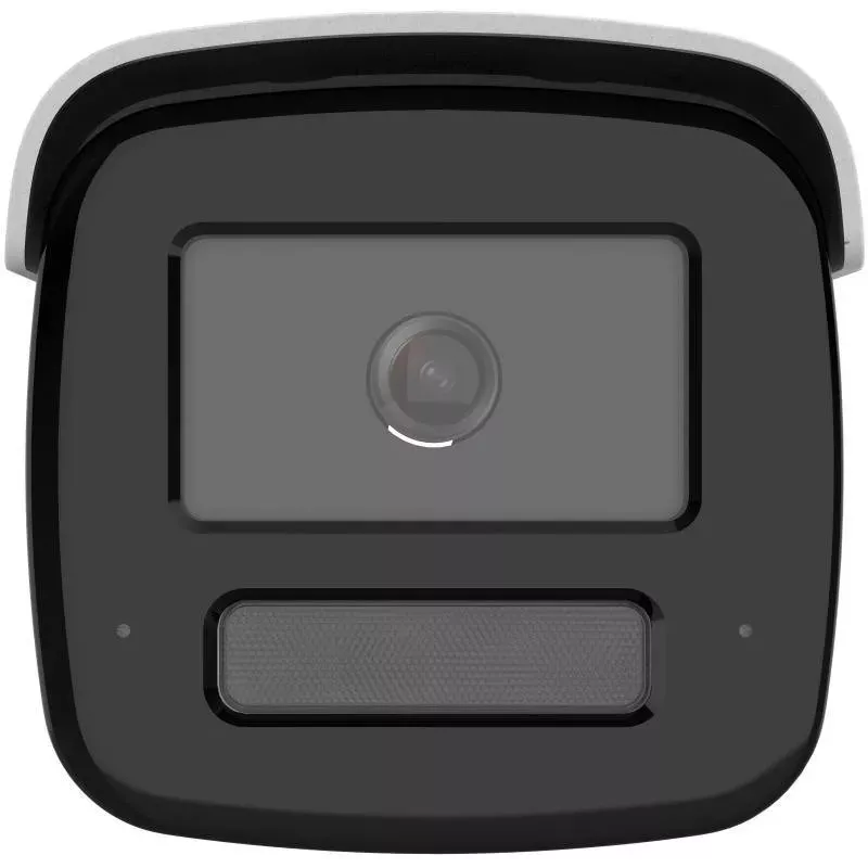 Hikvision DS-2CD2T67G3-LIS2UY/SL(2.8mm)/BLACK 6MP AcuSense Bullet IP kamera ar stroboskopa gaismu un audio trauksmi, 2.8mm, Melna
