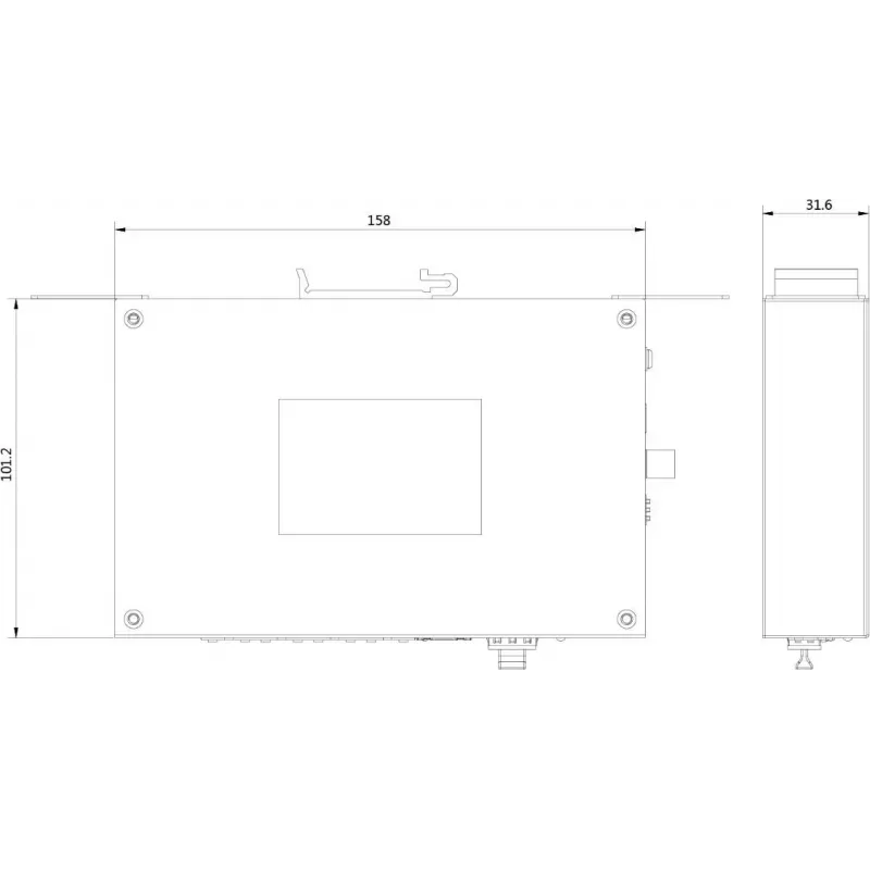 Hikvision Pro Series DS-3T0506HP-E/HS Nenodrošināts PoE slēdzis, 6 porti, 4 PoE, 60W budžets