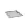 Triton RAB-UP-850-A4 19 collu 1U perforēts statīva plaukts, 850mm dziļums, 80kg kravnesība, melns