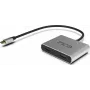 INCA ITPC-4 USB-C uz 2x HDMI adapteris 4K30Hz USB-A USB-C PD 100W