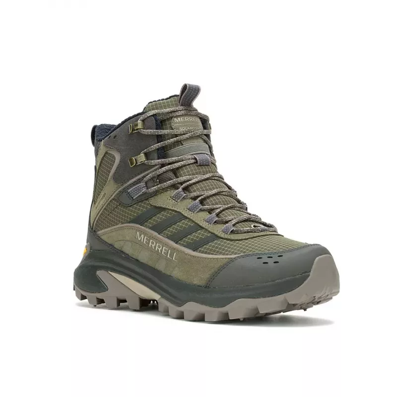 Merrell Moab Speed 2 Thermo Mid WP High Boots - Vīriešu ziemas pārgājienu zābaki ar PrimaLoft Gold izolāciju