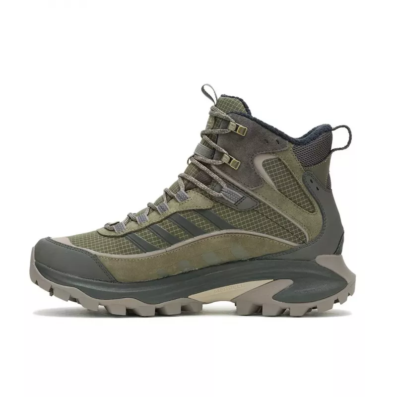 Merrell Moab Speed 2 Thermo Mid WP High Boots - Vīriešu ziemas pārgājienu zābaki ar PrimaLoft Gold izolāciju